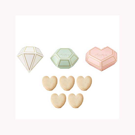 ジュエルボックス(ハートクッキー)ウエルカムオブジェ 48個セット